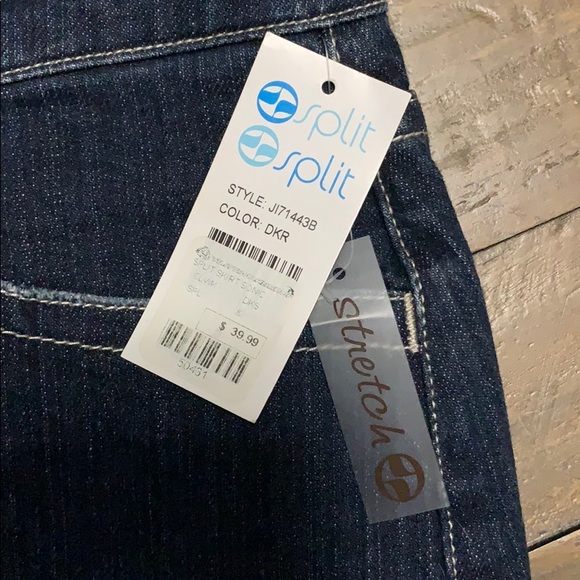 Split jean skirt - Picture 3 of 6